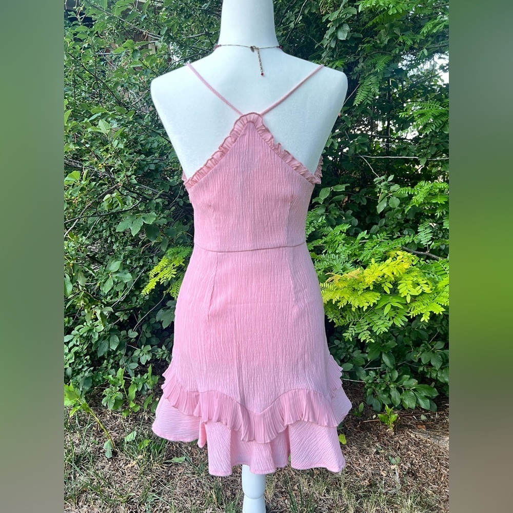 Nwt- Hello Molly- Ruffle Layer Mini Dress — image 2 of 5